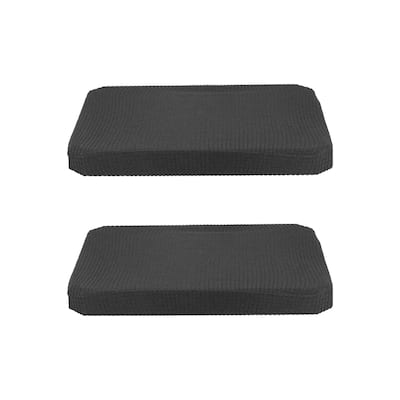 2 Pcs Chair Seat Covers Rectangle, Stretch Rectangle Bar Stool Covers