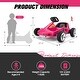 preview thumbnail 41 of 43, 12V Kids Ride-On Go Kart with LED Lights, Bluetooth Music, Pedal Control and Parental Remote Control, For 3-8 Years Old