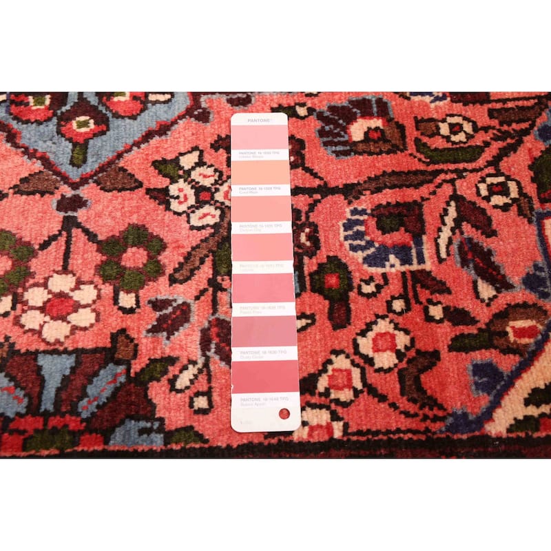 ECARPETGALLERY Hand-knotted Anadol Coral, Light Red Wool Rug - 4'2 x 7'10