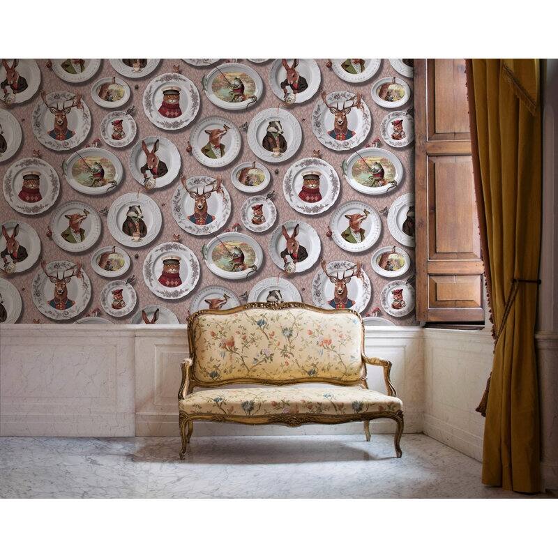 Tales of the Manor Non-Pasted Wallpaper - Covers 56 Square Feet