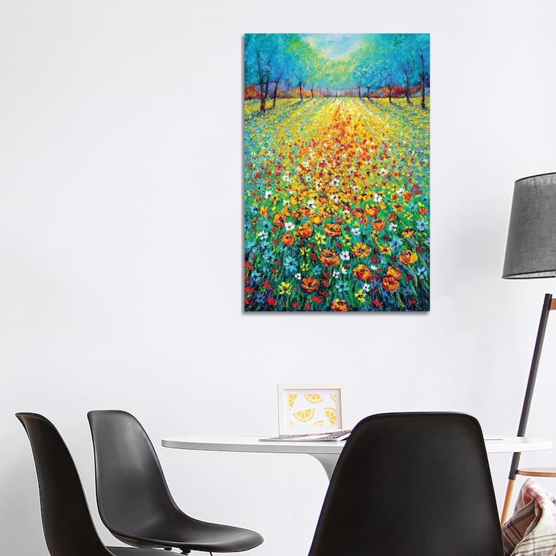 iCanvas "Wild Flowers" by Kimberly Adams Canvas Print - 40x26x1.5