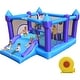 preview thumbnail 3 of 9, 15.3'x 12' 840D Large Bounce House Oxford Inflatable Bouncers with Blower & Slide