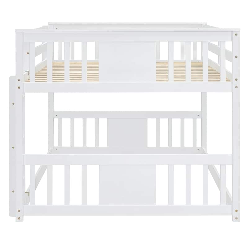 Full Over Full Bunk Bed with Ladder