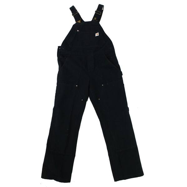 Shop Carhartt Womens Pants Black Size Xs Wildwood Bib Double Front Overalls Free Shipping On Orders Over 45 Overstock 30356065