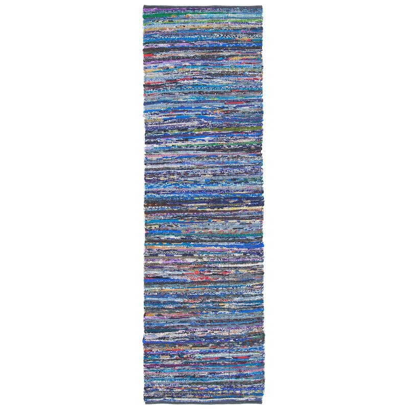 SAFAVIEH Handmade Rag Rug Abagail Casual Stripe Cotton Rug