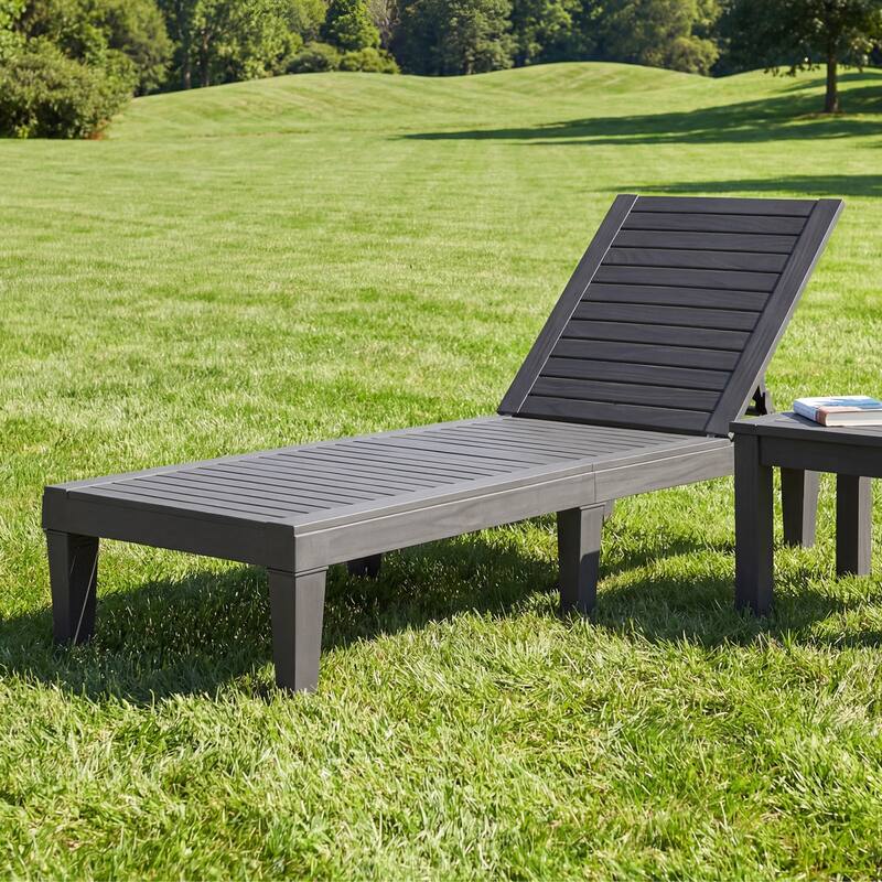 Gymax Patiojoy 2 PCS Lounge Chair Chaise Recliner Weather Resistant