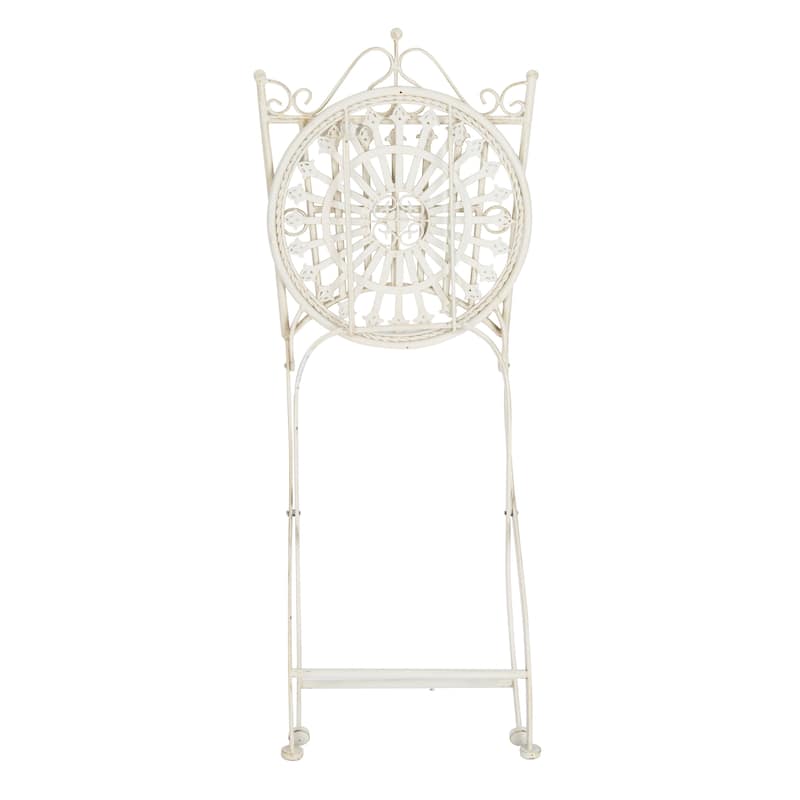 SAFAVIEH Outdoor Saige Victorian Iron 3-Piece Bistro Set - 28Wx28Dx38H
