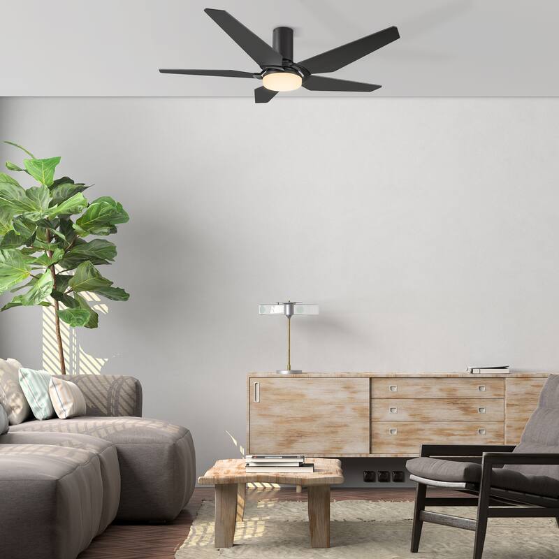 CARRO Bellerose 52-inch Indoor Ceiling Fan with Light and Remote Control