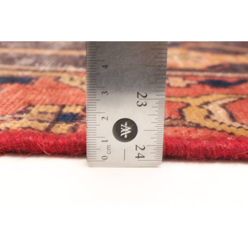 ECARPETGALLERY Hand-knotted Andelz Dark Brown Wool Rug - 4'2 x 6'11