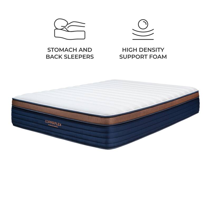 Brooklyn Bedding CopperFlex Pro 14" Foam Mattress with Zoned Foam