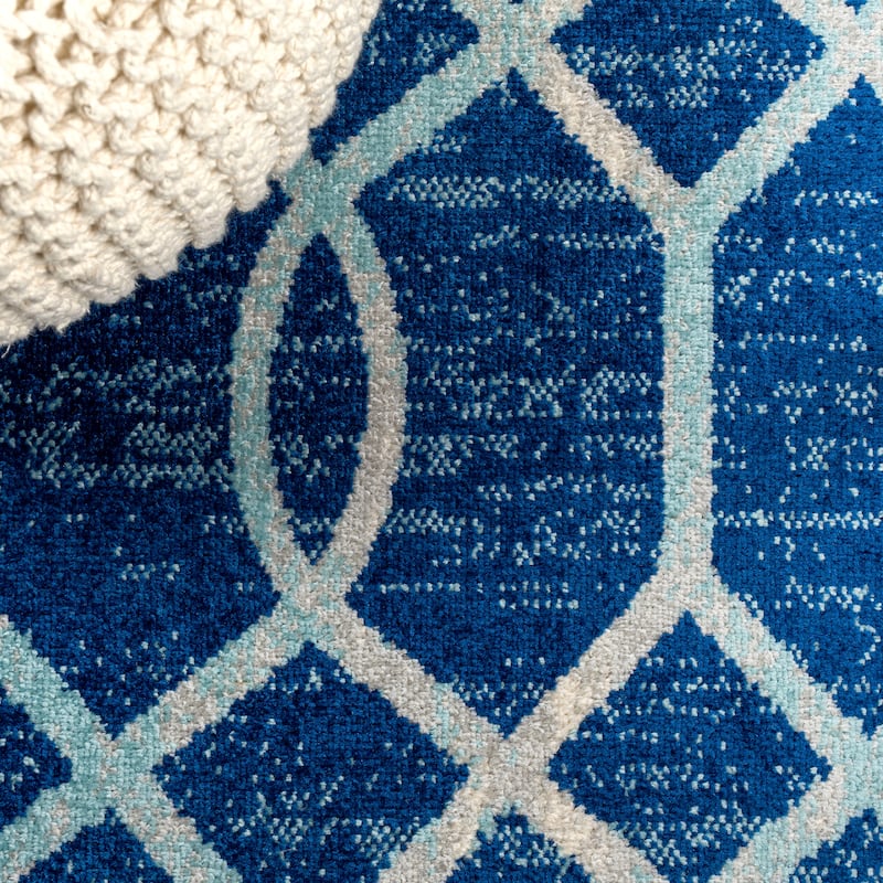 JONATHAN Y Moroccan Ogee Fretwork Area Rug
