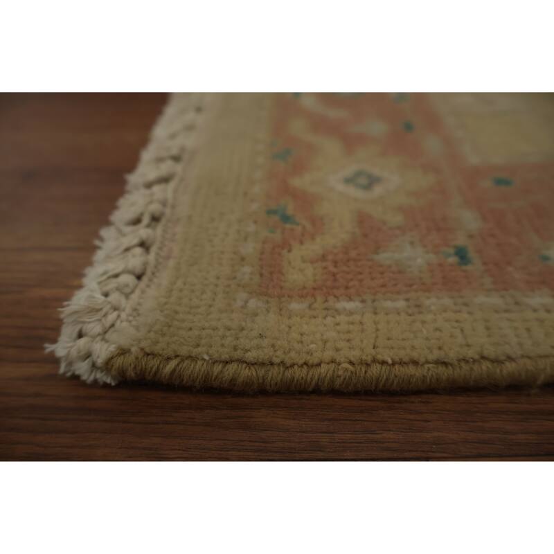 Hand Knotted Oriental 100% Wool Carpet Traditional All-Over Brown Ziegler Area Rug - 3' 1'' X 1' 11''