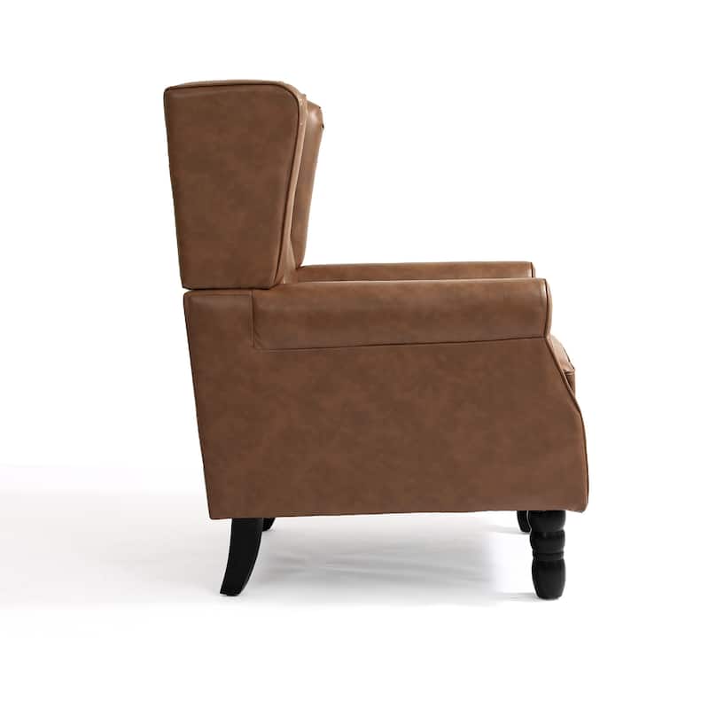 Button Tufted Wingback Upholstered Accent Chairs Set of 2