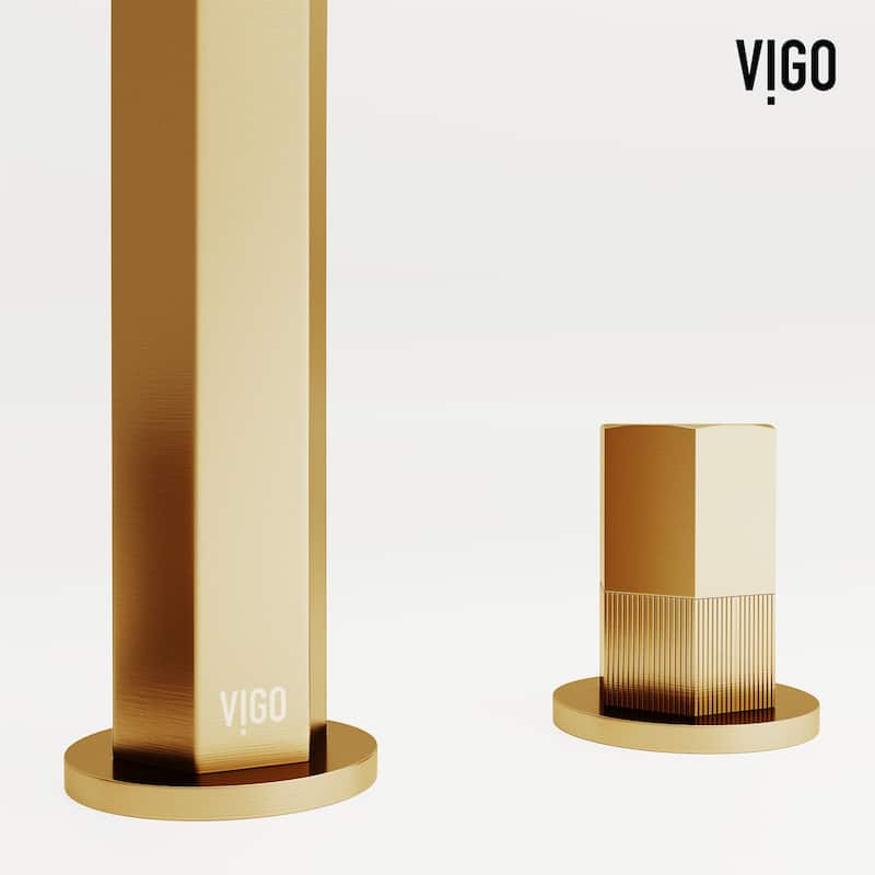VIGO Hart 9" H 2-Handle Widespread Bathroom Faucet