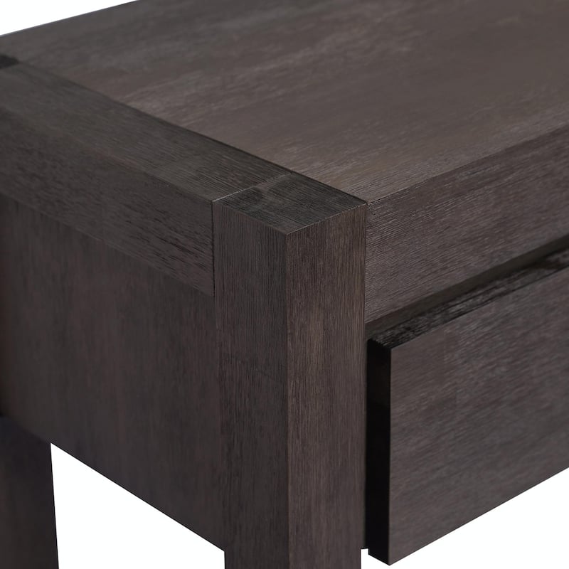 Elegant Acacia Wood Veneer Console Table