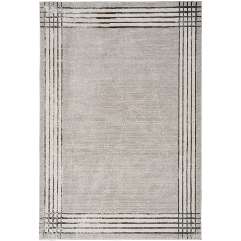 Nourison Desire Indoor Area Rug - 5' 3" x 7' 3" - Grey/Silver - Rectangle