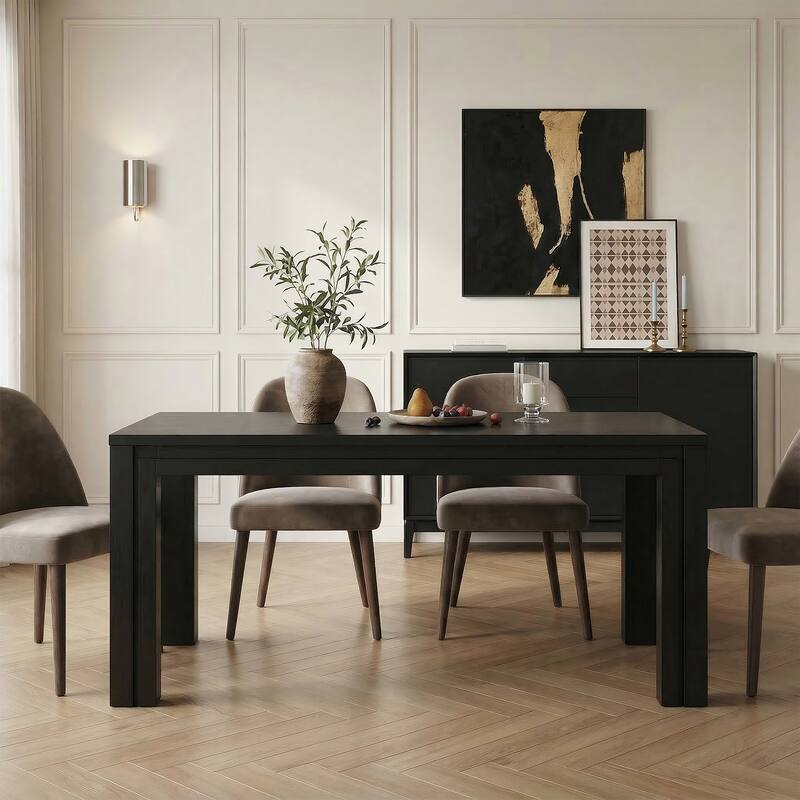 Dining Table for 6 People, Rectangular Kitchen Table