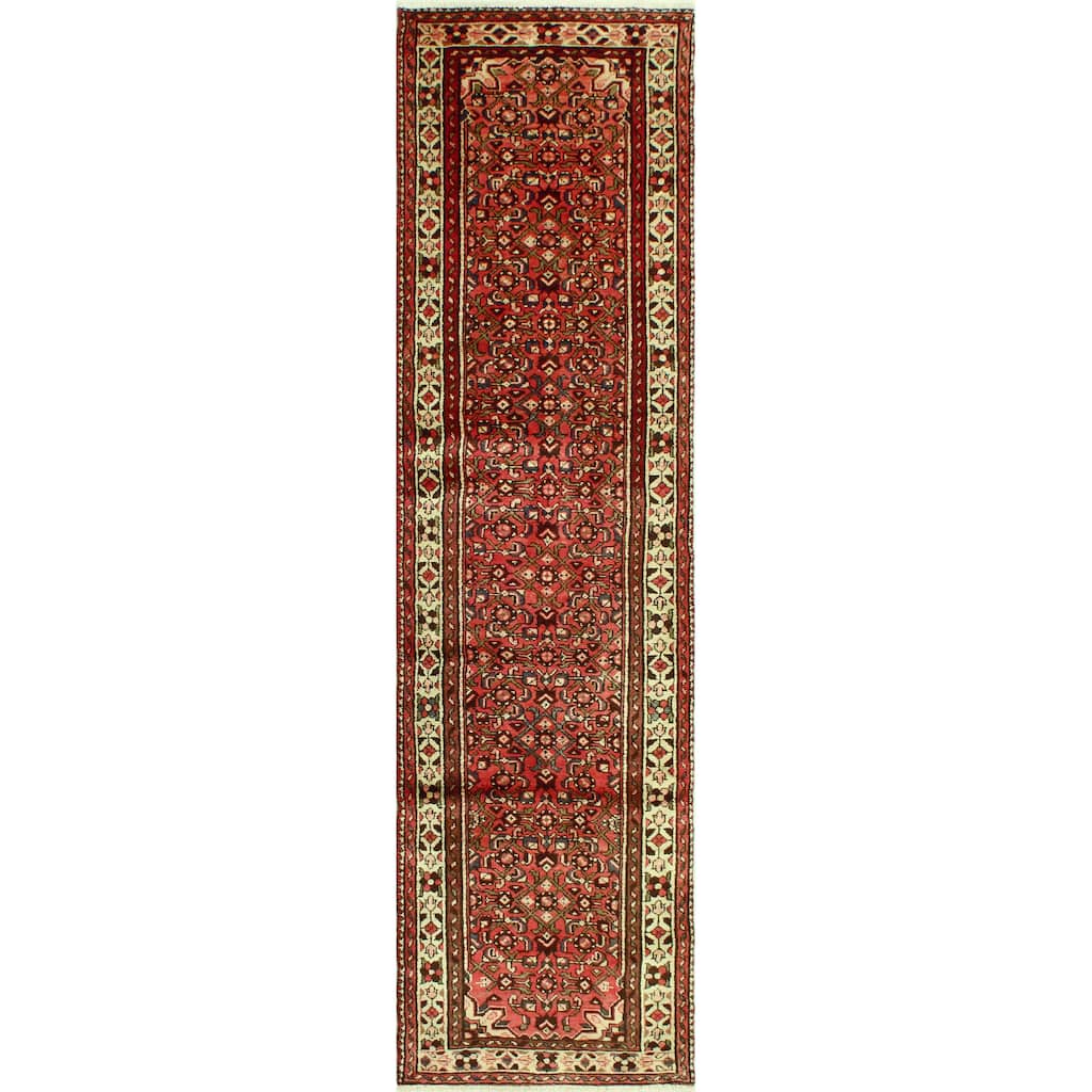 Noori Rug Fine Vintage Distressed Regular Rust/Ivory Runner - 2'8" x 10'1"