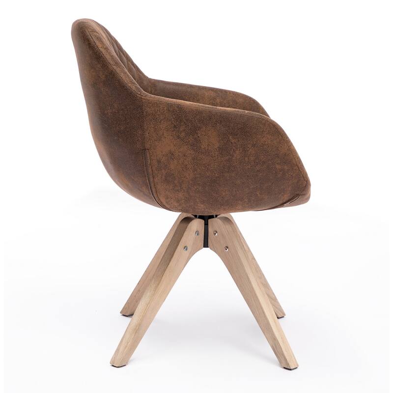 Modern Home Office Swivel Desk Chair Fabric Accent Chair