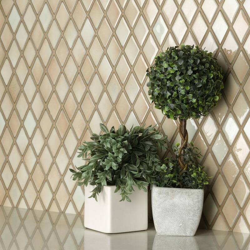 Merola Tile Hudson Kite Truffle 10-1/8" x 11-3/4" Porcelain Floor and Wall Tile