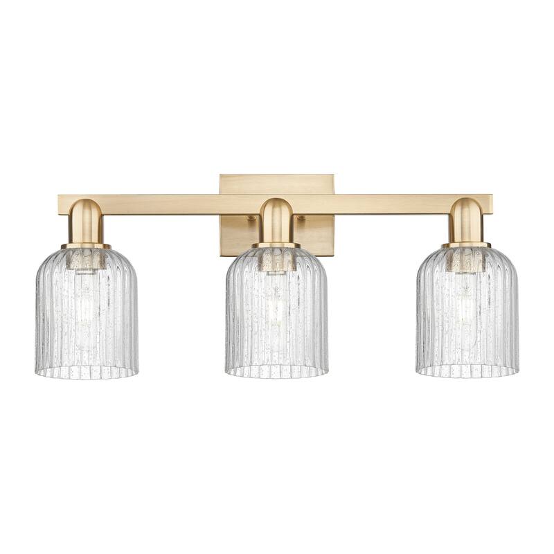Innovations Lighting 716-3W-11-24 Bridal Veil Vanity Bridal Veil 3 - Champagne Bronze / Seedy