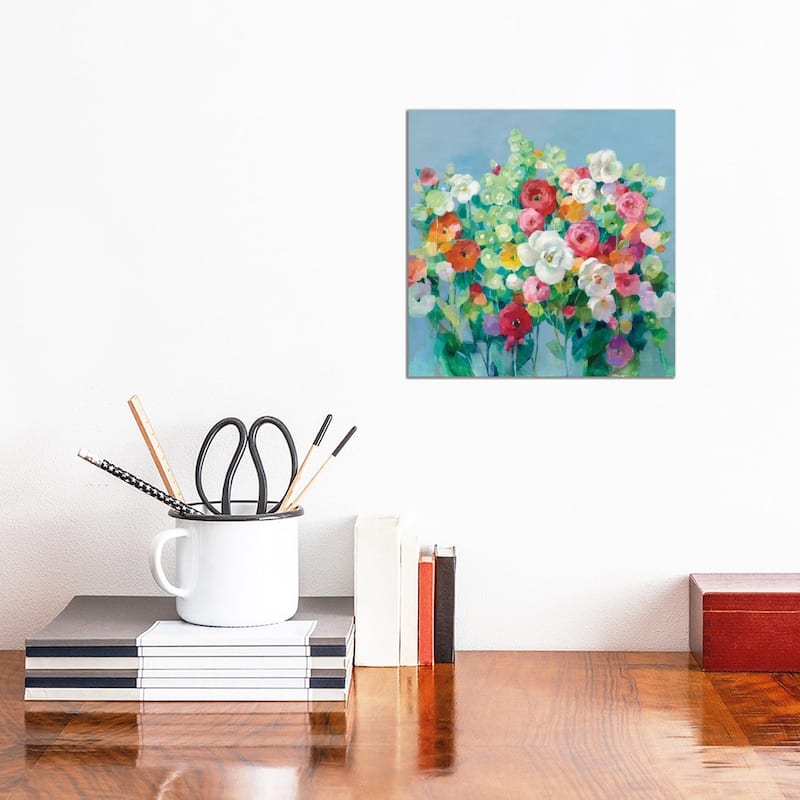 iCanvas "June Beauties" by Danhui Nai Canvas Print - 12x12x0.75