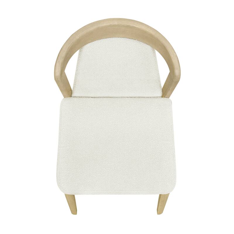 Christopher Knight Home - Ashlin Contemporary Upholstered Armless Dining Chairs with Rubberwood Frame, Set of 2