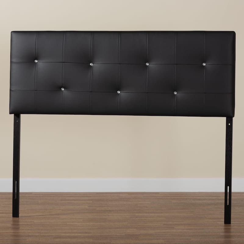 Silver Orchid Caillol Crystal Tufted Headboard