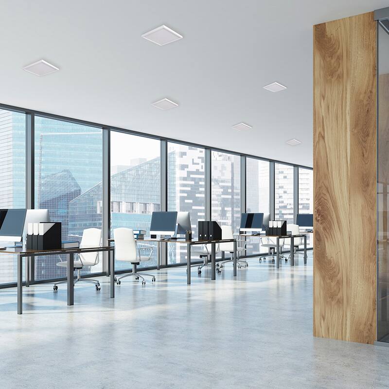 AFX EGSF09LAJD1 Edge Square 9" Wide LED Flush Mount Ceiling Fixture