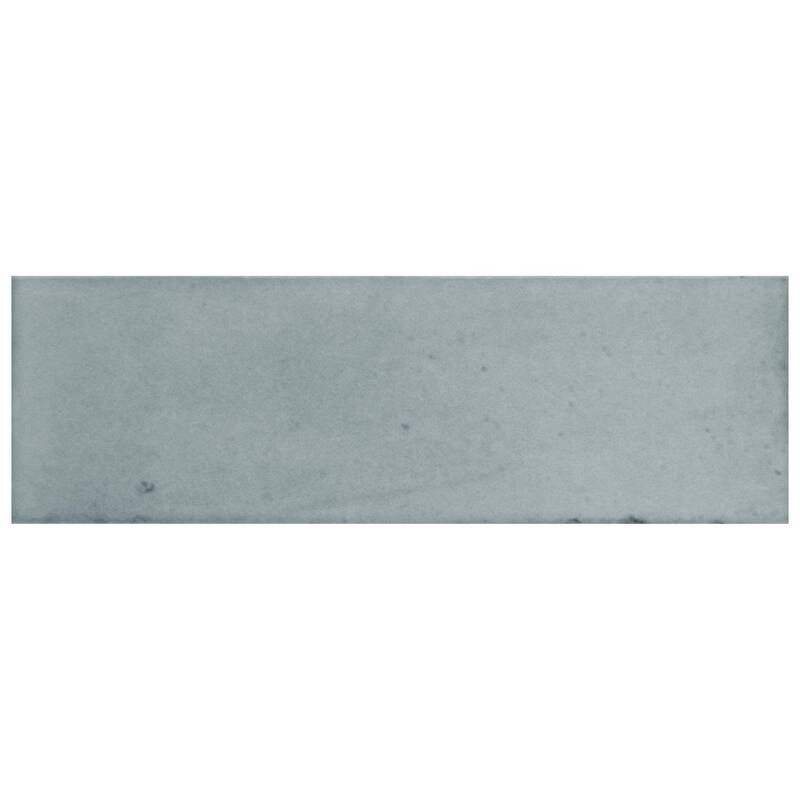 Merola Tile Coco Matte Blue Grass 2" x 5-7/8" Porcelain Floor and Wall Tile