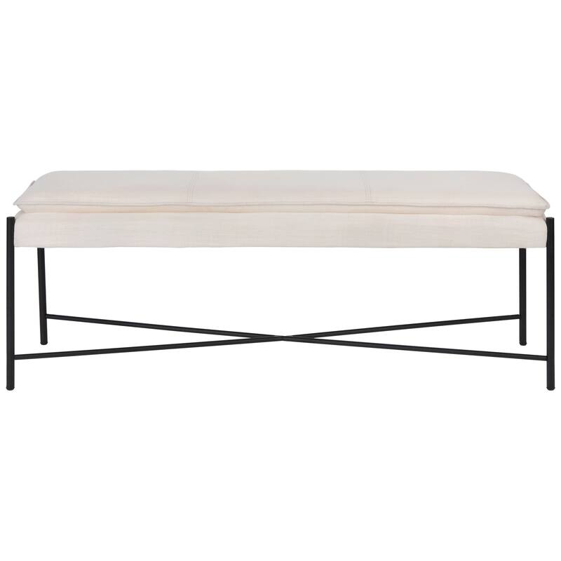 SAFAVIEH Sabra Cushioned X-Bench - 50Wx14Dx19H