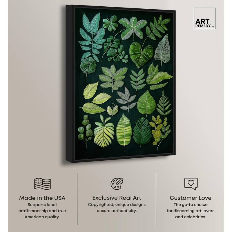 Leaf Library II Canvas by Art Remedy