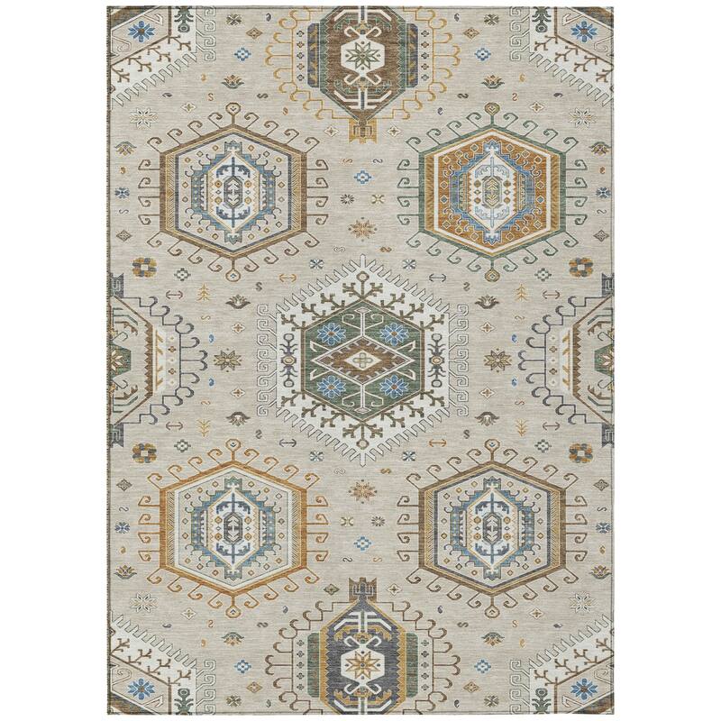 Machine Washable Indoor/ Outdoor Global Akron Chantille Rug