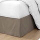 preview thumbnail 23 of 38, Bare Home 15-inch Drop Brushed Microfiber Bed Skirt Pleated Dust Ruffle Full - Taupe