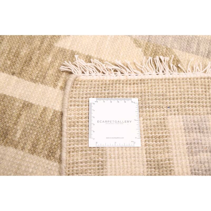 ECARPETGALLERY Hand-knotted Pak Finest Marrakesh Light Khaki Wool Rug - 7'11 x 9'11