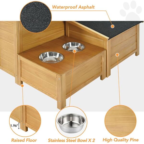 anti tip water bowl for cats Katziela No Spill Dog & Cat Water Bowl, 35-oz, White, Medium main image 0