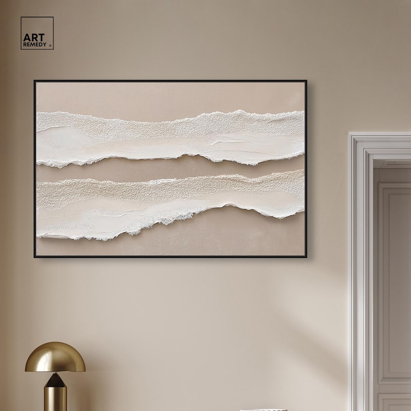 Textured Sea III Canvas by Art Remedy