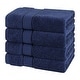 preview thumbnail 13 of 60, American Soft Linen, Salem Luxury 4 Pack Washcloth Set, %100 Combed Cotton, 13 x 13 Washcloths