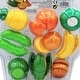 preview thumbnail 4 of 2, Small World Toys Pretend Play Fruit and Vegetable 9-Piece Set - Multi