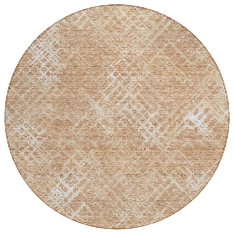HomeRoots Geometric Transitional Rectangle Outdoor Rug