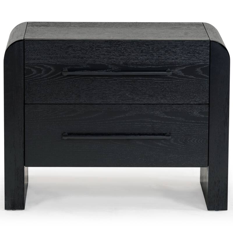 SAFAVIEH Couture Katrina Wood 2 Drawer Nightstand