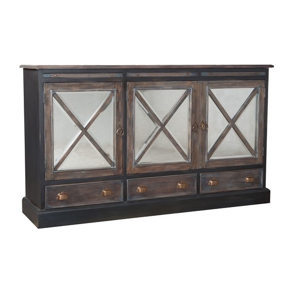 Elk Home 643210 Belle Grove 60" Wide Mahogany Sideboard - Heritage Dark Gray Stain
