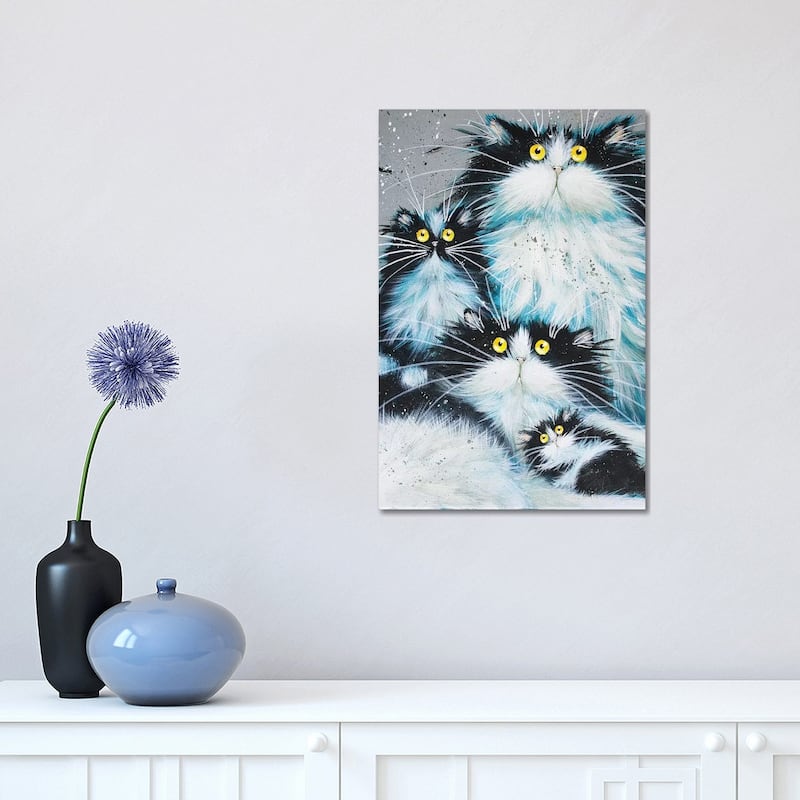 iCanvas "Family Of Fur" by Kim Haskins Canvas Print - 18x12x1.5