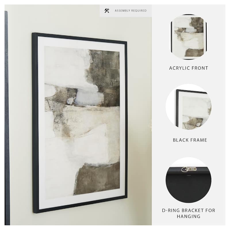 Signature Design by Ashley Aldricton Brown/White Wall Art