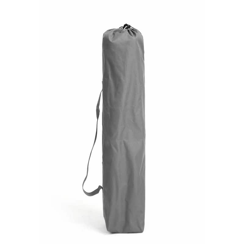 Portable Folding Lounge Chair with Cup Holder - Breathable & Durable