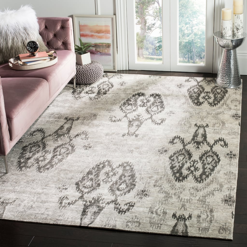 SAFAVIEH Couture Hand-knotted Tibetan Sagrario Modern Wool Rug