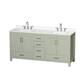 Option Light Green / White Quartz Top / Brushed Nickel
