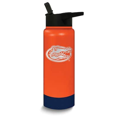 Collegiate University of Florida Stainless Steel Silicone Grip 24 Oz. Water Bottle