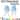 Set of 2 Modern Color Pyramid Seat Height DSW Molded Armless Plastic Dining Room Chairs Chrome Wire Eiffel Dowel Legs