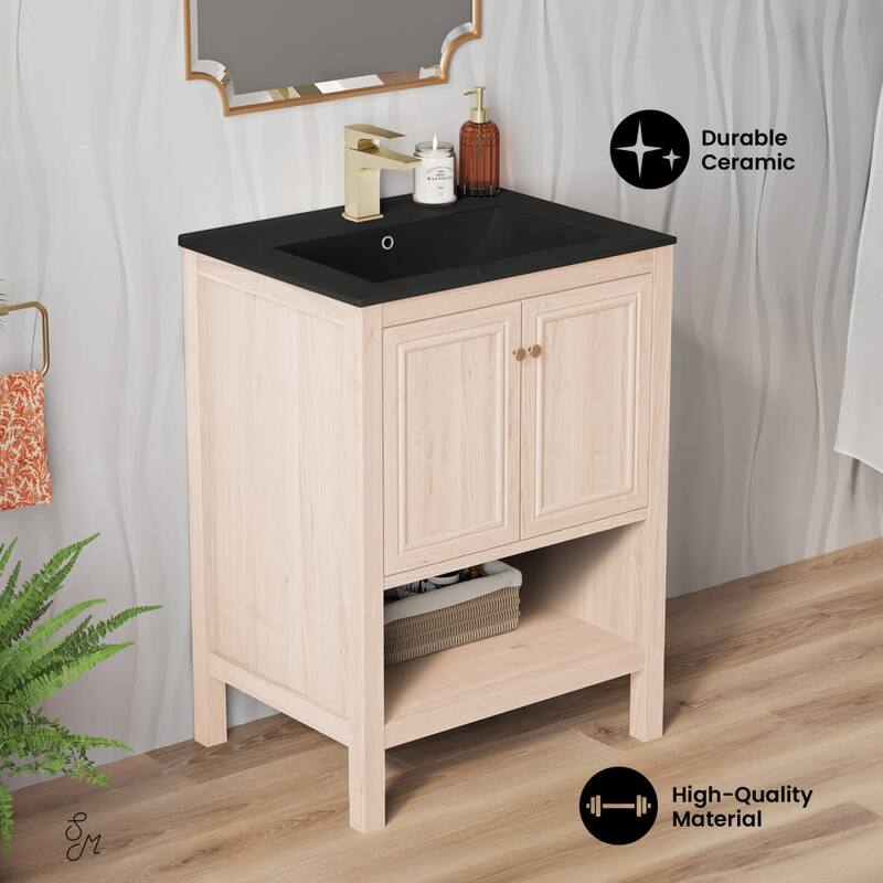 Swiss Madison SM-BV0601 Chateau 24" Free Standing Single Basin Vanity